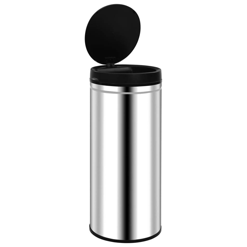 vidaXL Automatischer Sensor-Mülleimer 80 L Edelstahl
