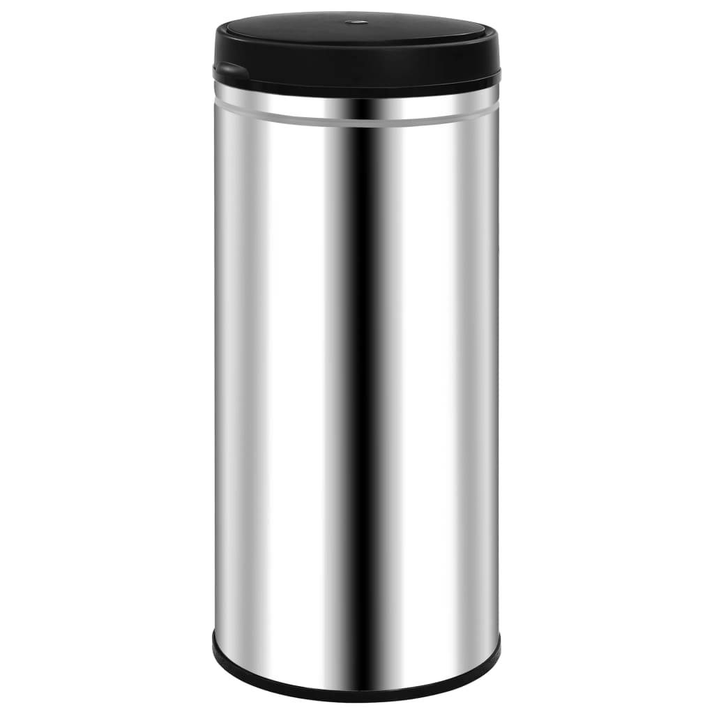 vidaXL Automatischer Sensor-Mülleimer 80 L Edelstahl