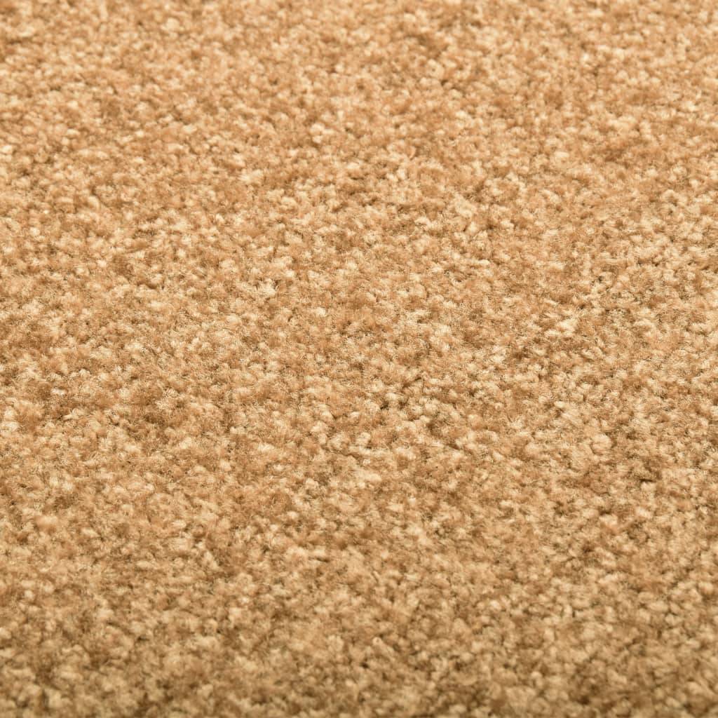 vidaXL Fußmatte Waschbar Creme 40x60 cm