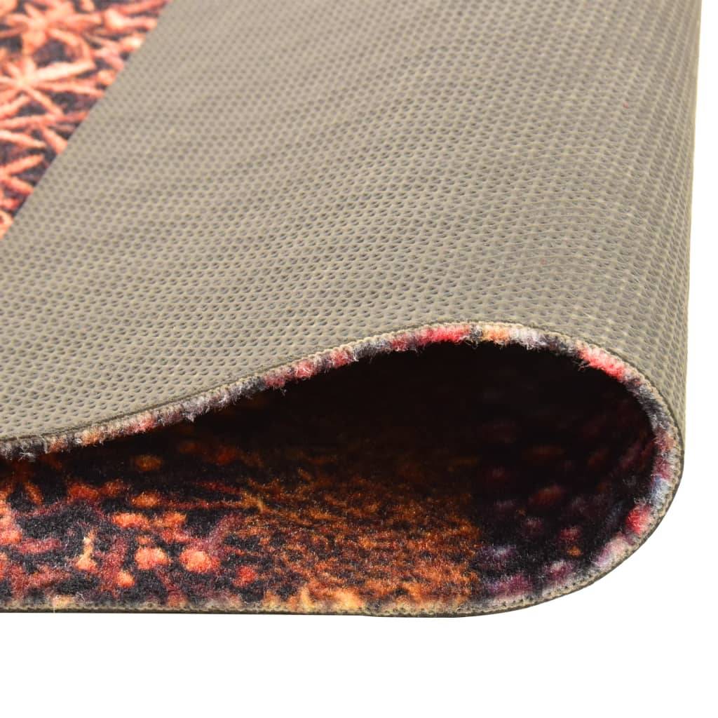 vidaXL Küchenbodenmatte Waschbar Gewürze 60x180 cm
