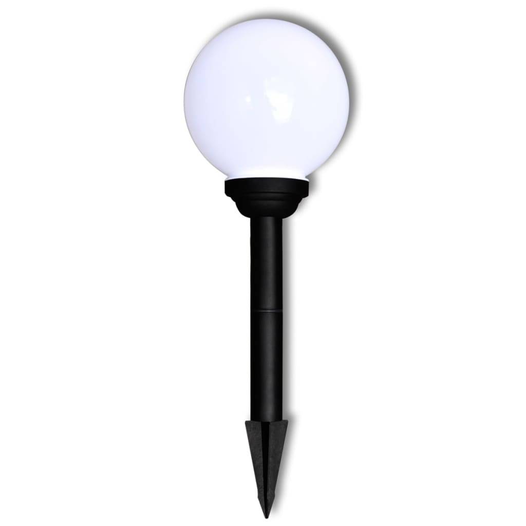 vidaXL Wegeleuchten 3 Stk. LED 20 cm mit Erdspieß