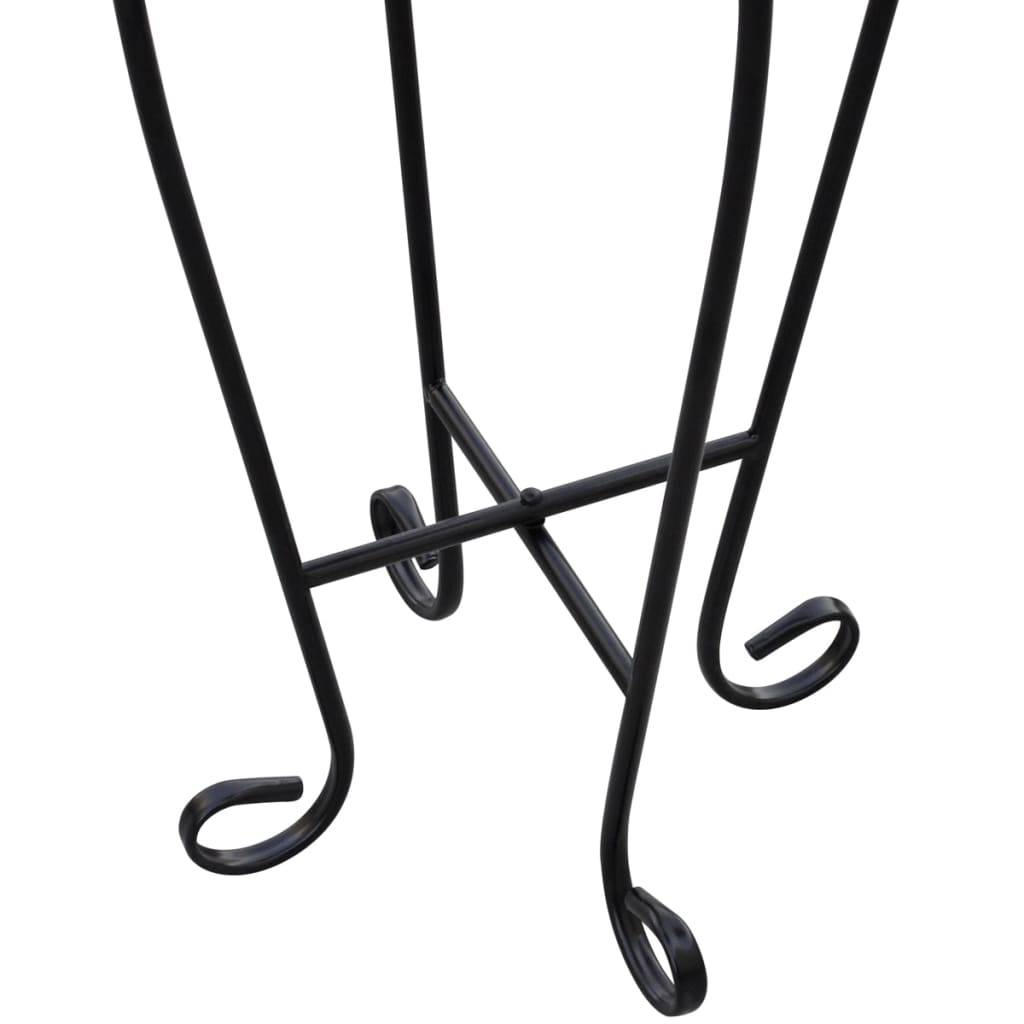 vidaXL Beistelltisch Mosaik Blau und Weiß