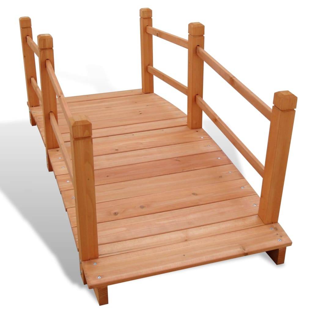 vidaXL Gartenbrücke 140x60x56 cm