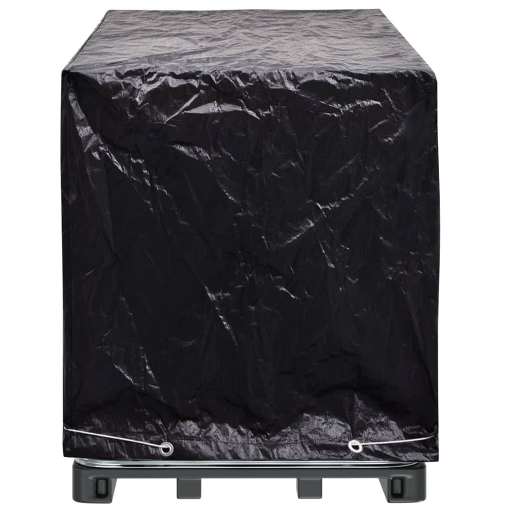 vidaXL Abdeckung für IBC-Tank 8 Ösen 116x100x120 cm