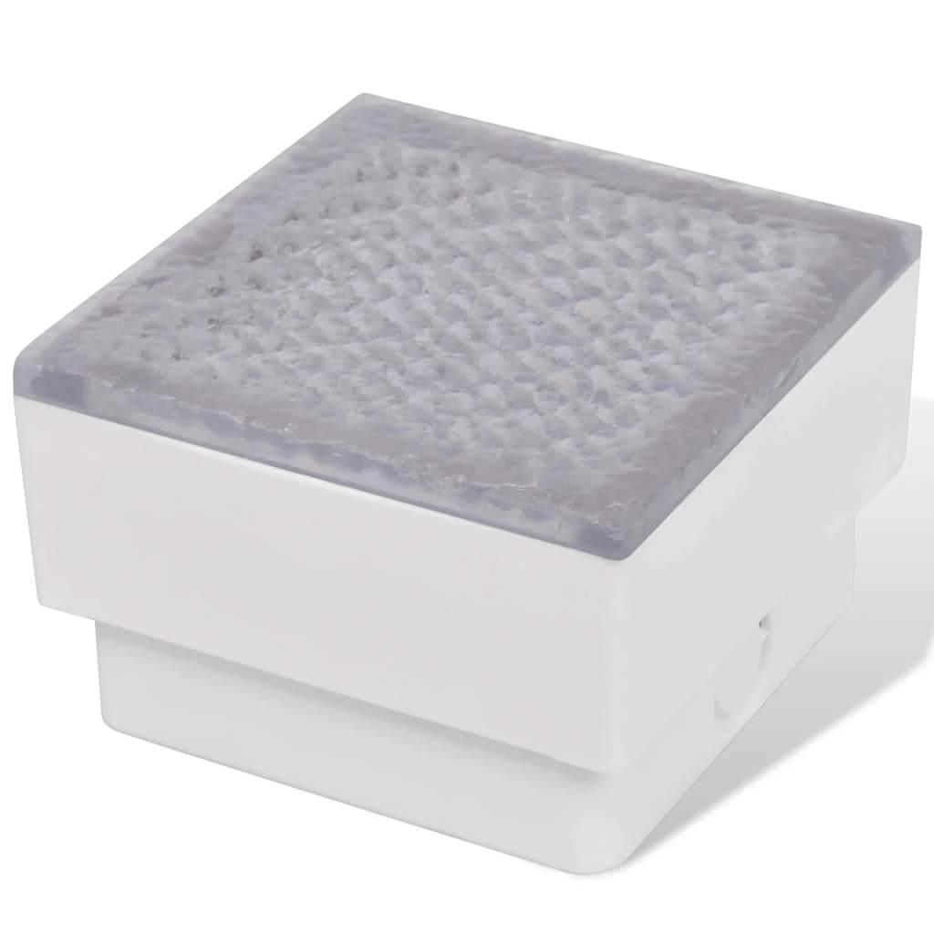 2 x LED Boden-Einbauleuchte 100 x 100 x 68 mm