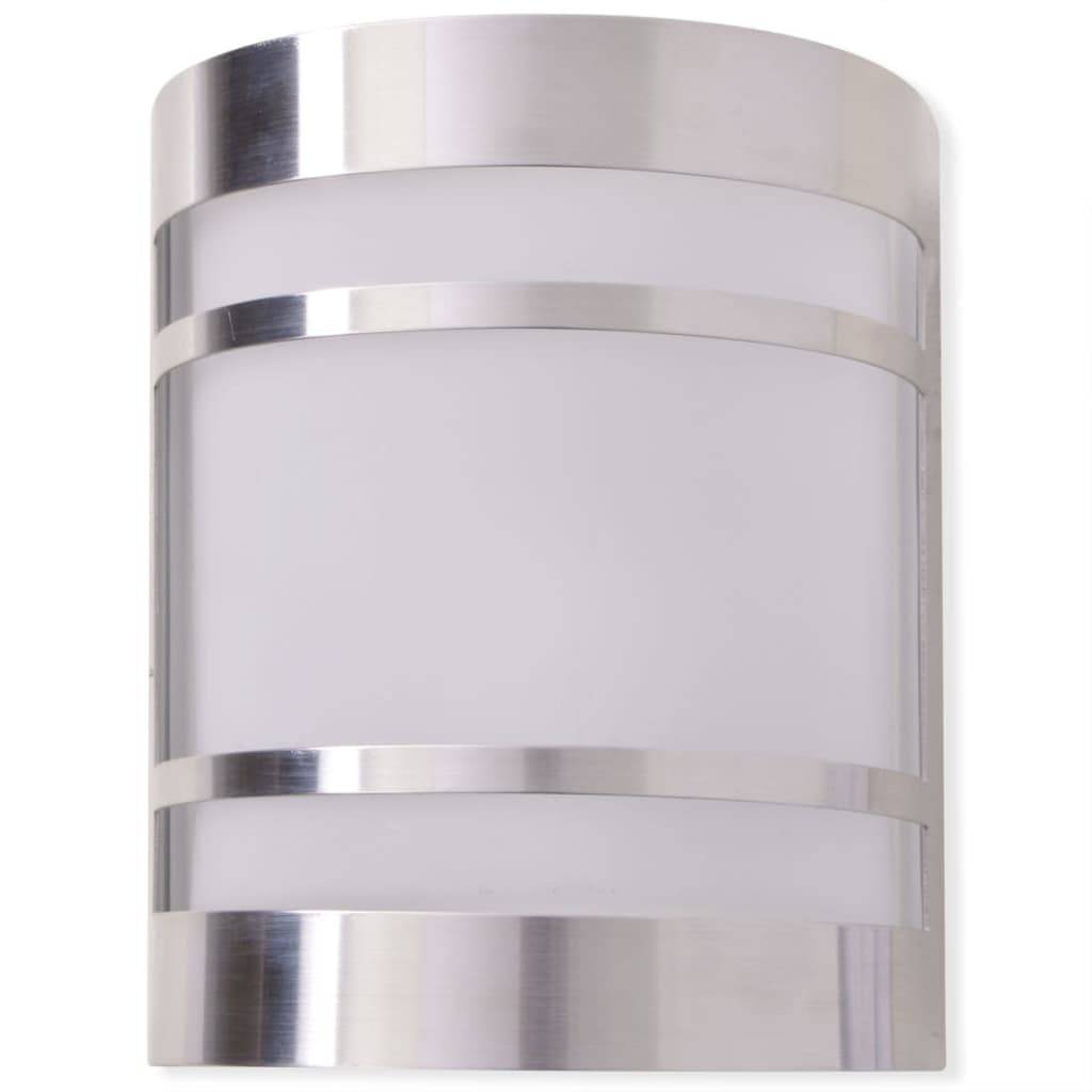 vidaXL Außenwandlampe Edelstahl