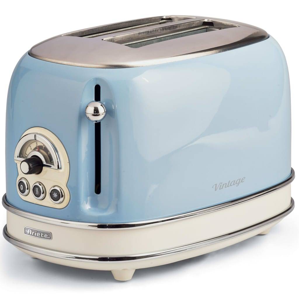 Ariete 2-Scheiben-Toaster Vintage Blau