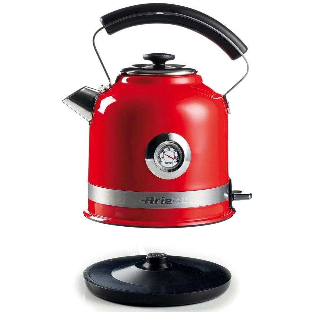 Ariete Elektrischer Wasserkocher Moderna 2000 W 1,7 L Rot