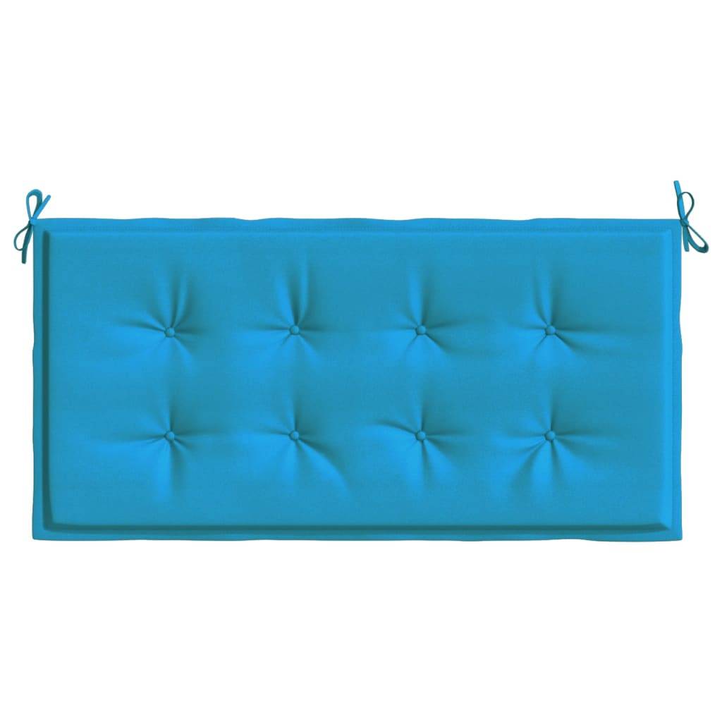 vidaXL Gartenbank-Auflage Blau 100x50x3 cm Oxford-Gewebe