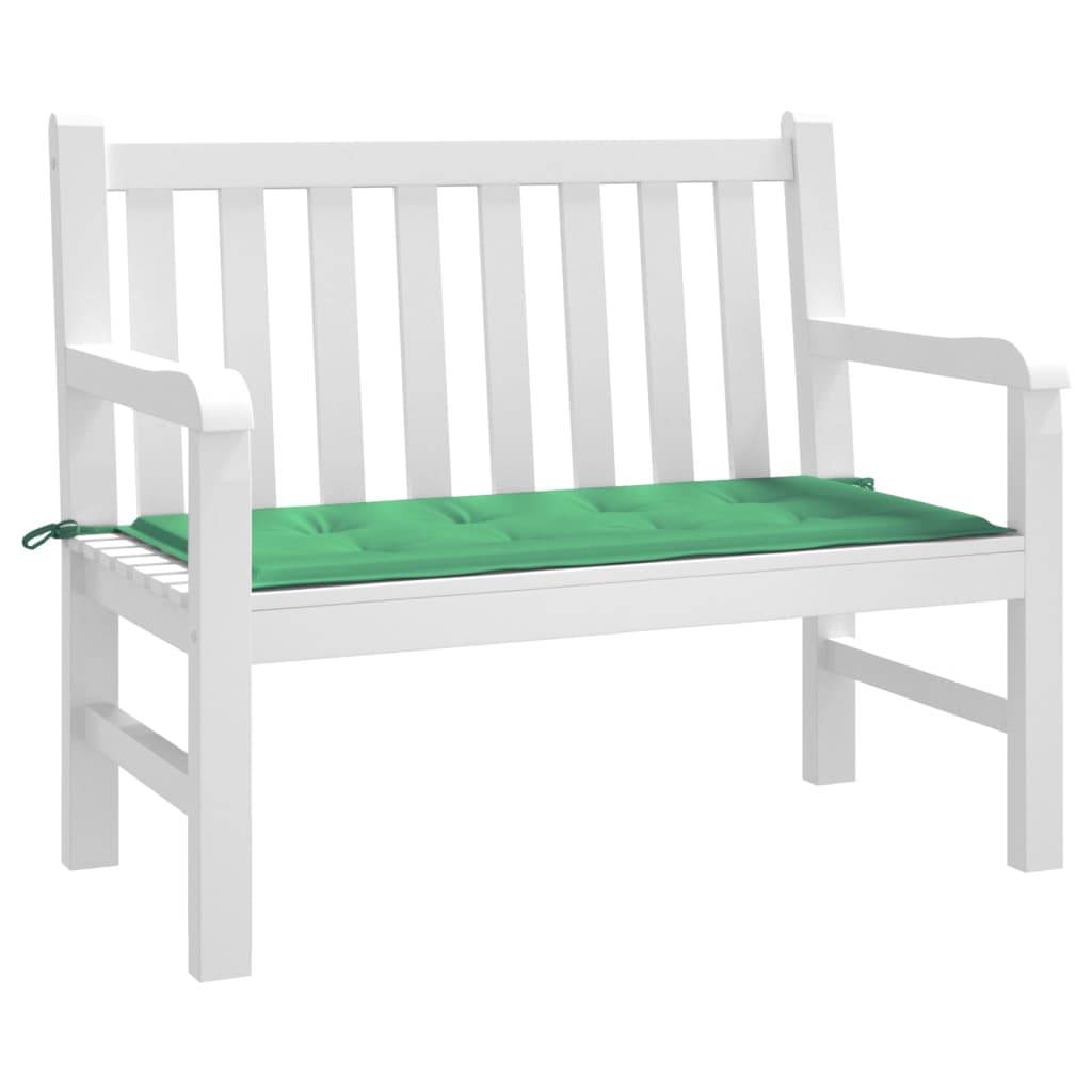 vidaXL Gartenbank-Auflage Grün 100x50x3 cm Oxford-Gewebe
