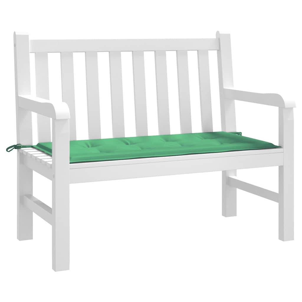 vidaXL Gartenbank-Auflage Grün 120x50x4 cm Oxford-Gewebe