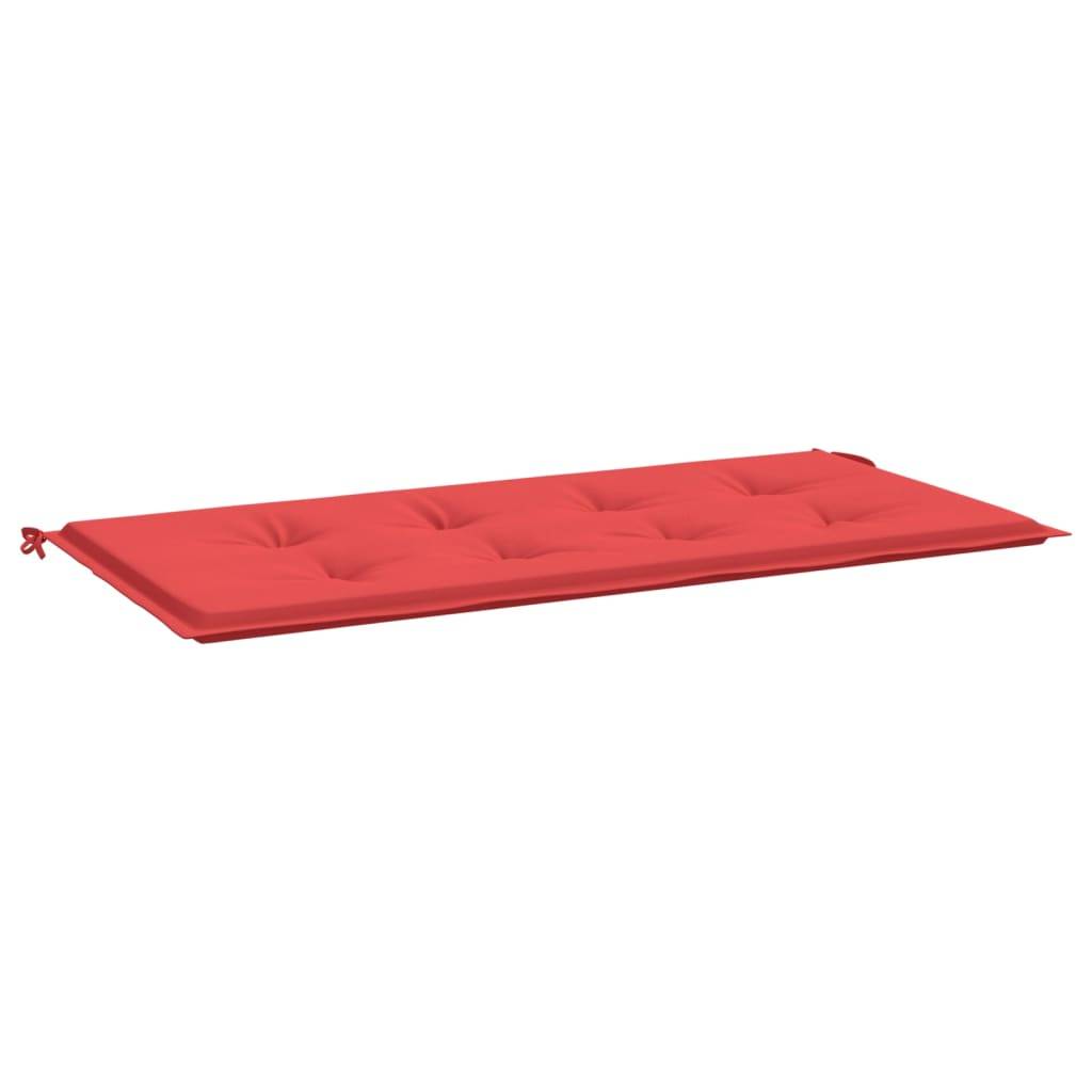 vidaXL Gartenbank-Auflage Rot 100x50x3 cm Oxford-Gewebe