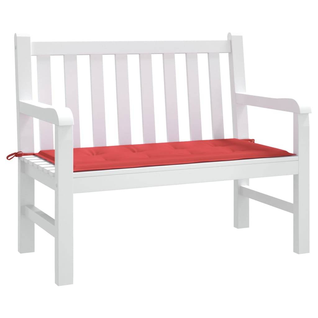 vidaXL Gartenbank-Auflage Rot 100x50x3 cm Oxford-Gewebe