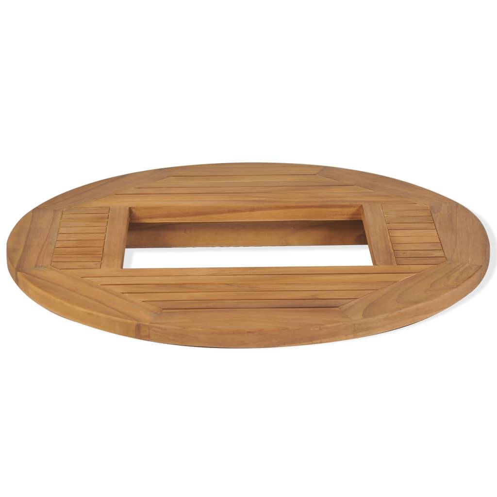 vidaXL Bierkastentisch Teak 70 cm