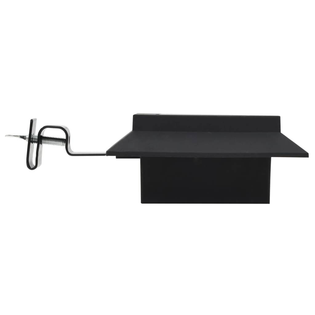 vidaXL Outdoor Solarleuchten 6 Stück LED Quadratisch 12 cm Schwarz