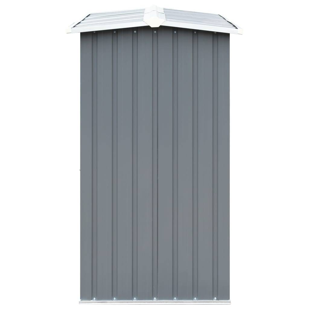 vidaXL Brennholzlager aus verzinktem Stahl 330 x 92 x 153 cm Grau