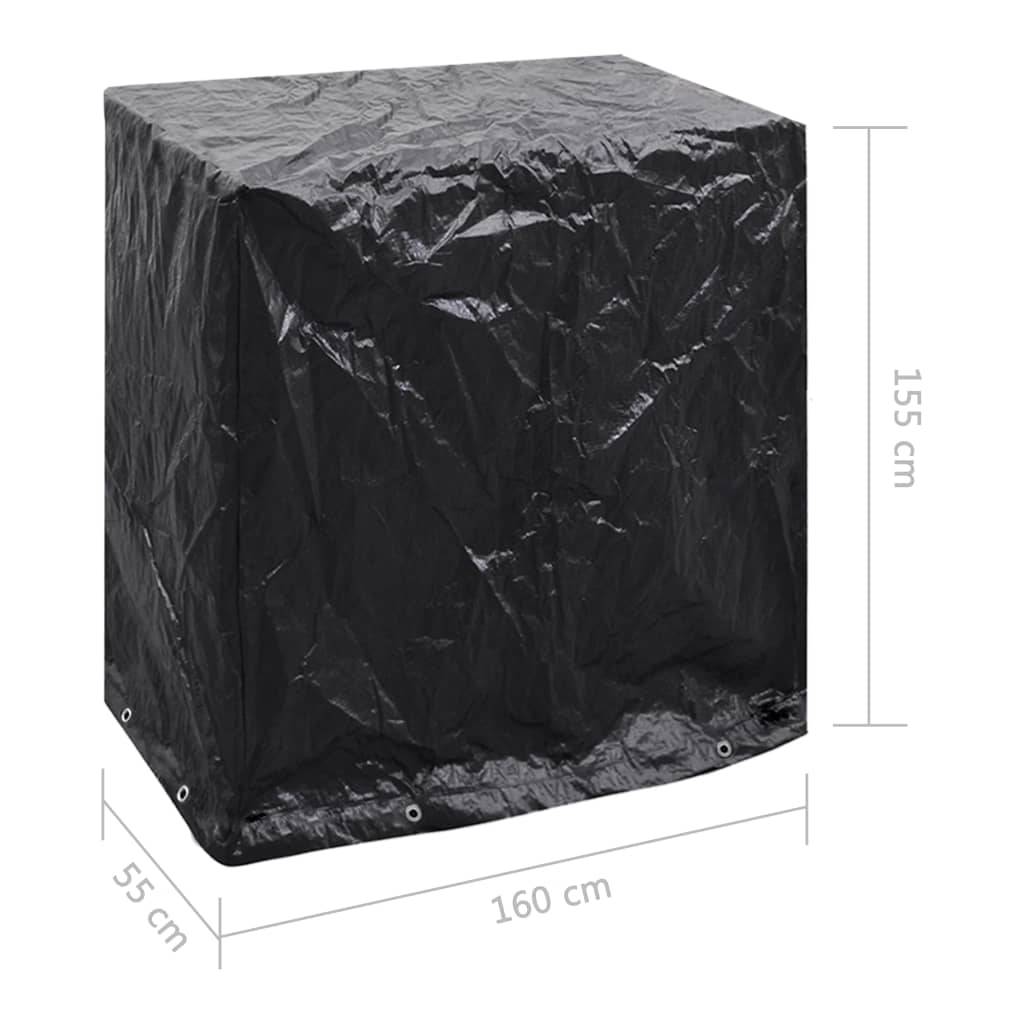vidaXL Abdeckhaube für Gartenmöbel und Tischtennistische 160x55x182 cm