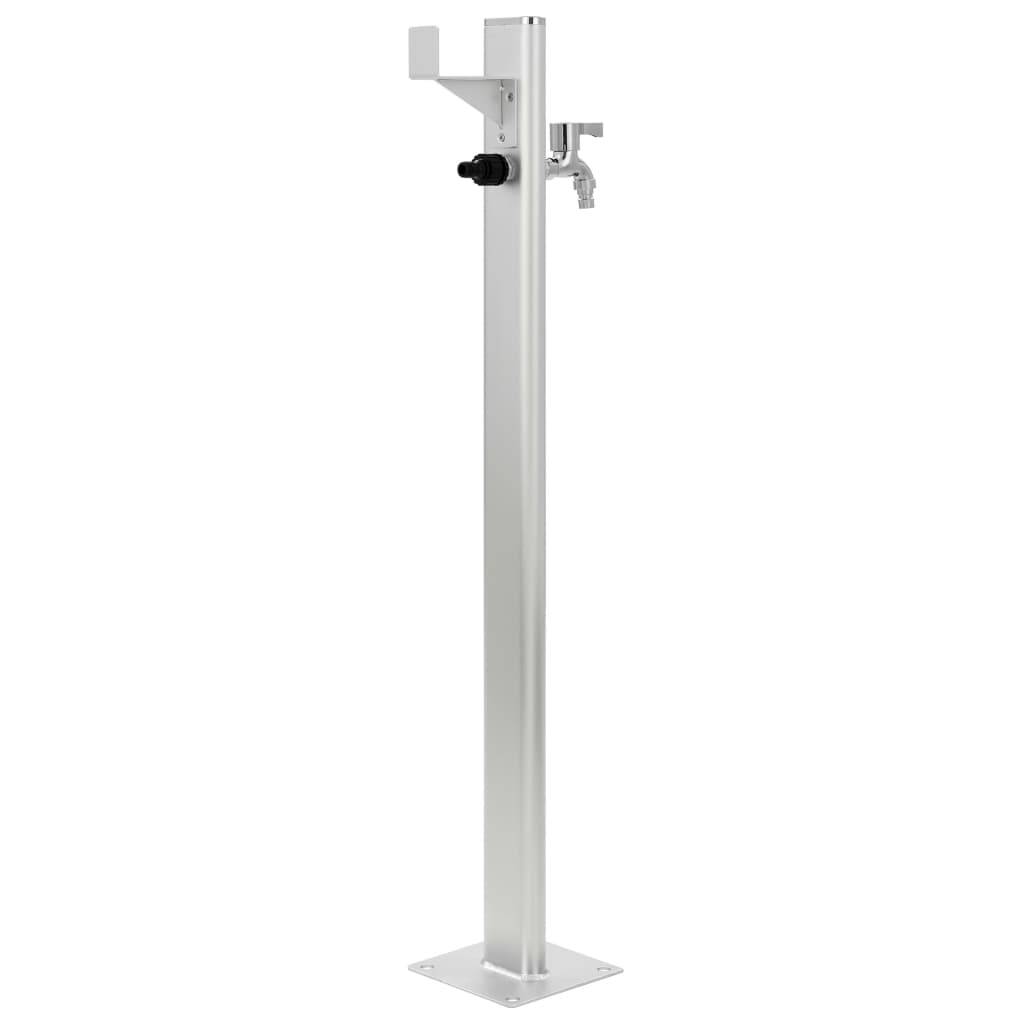 vidaXL Garten-Wassersäule Aluminium 95 cm
