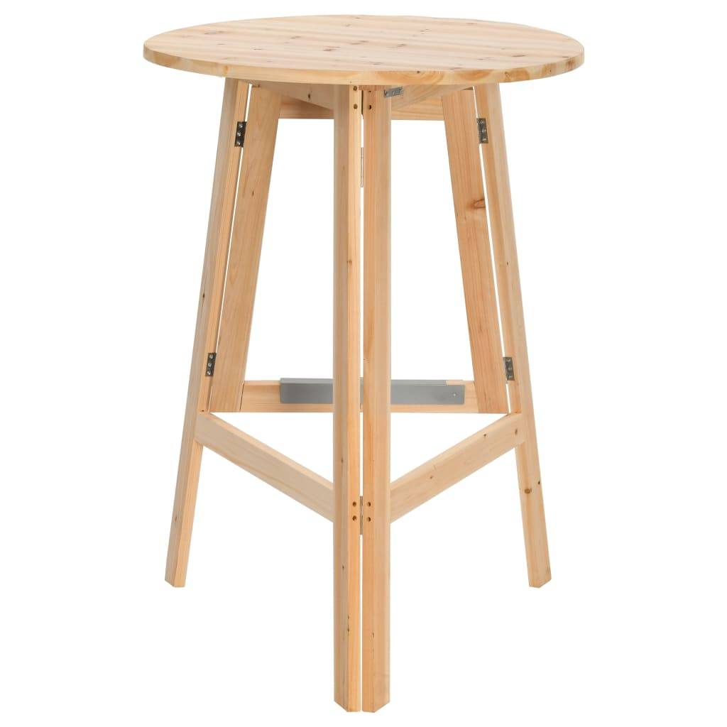 vidaXL Klappbarer Bartisch 78 cm Tannenholz