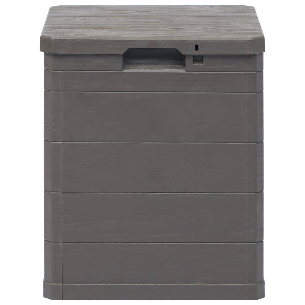vidaXL Garten-Aufbewahrungsbox 90 L Braun