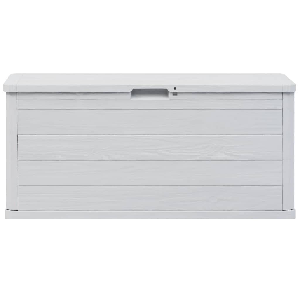 vidaXL Garten-Aufbewahrungsbox 280 L Hellgrau