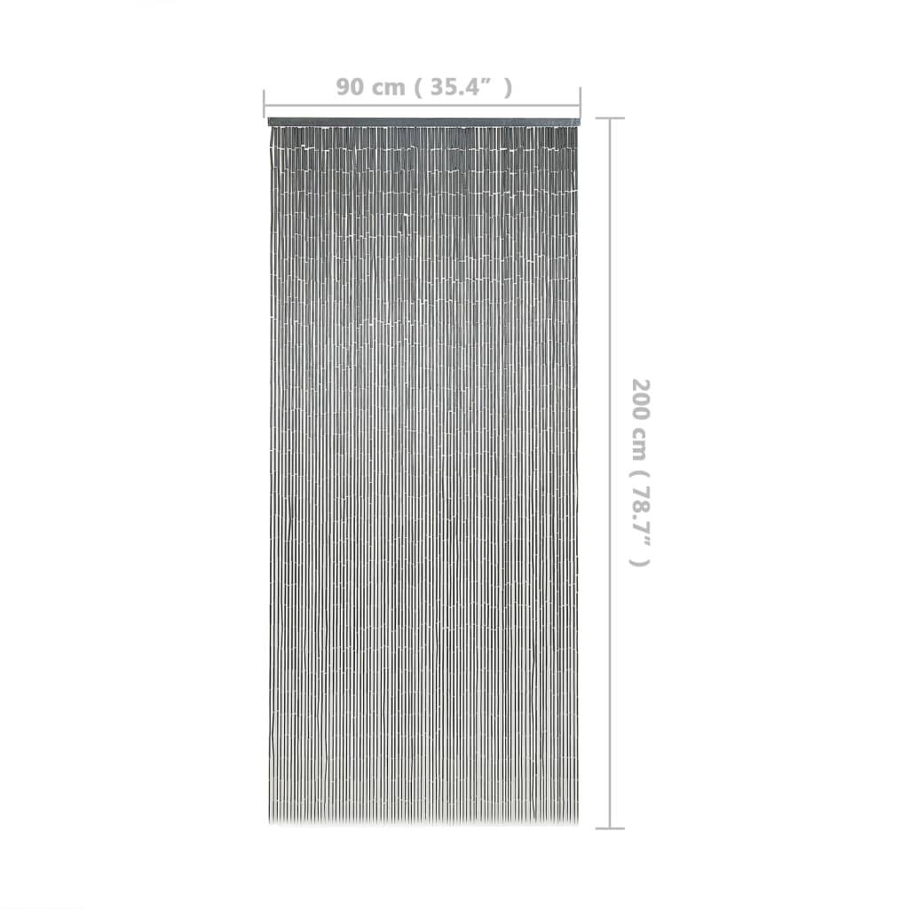 vidaXL Insektenschutz Türvorhang Bambus 90 x 200 cm