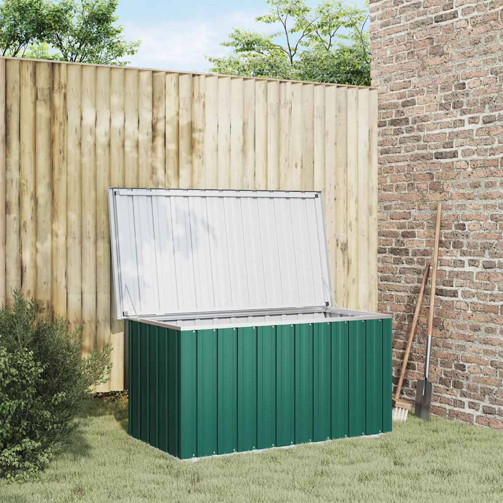 vidaXL Gartenbox Grün 129x67x65 cm
