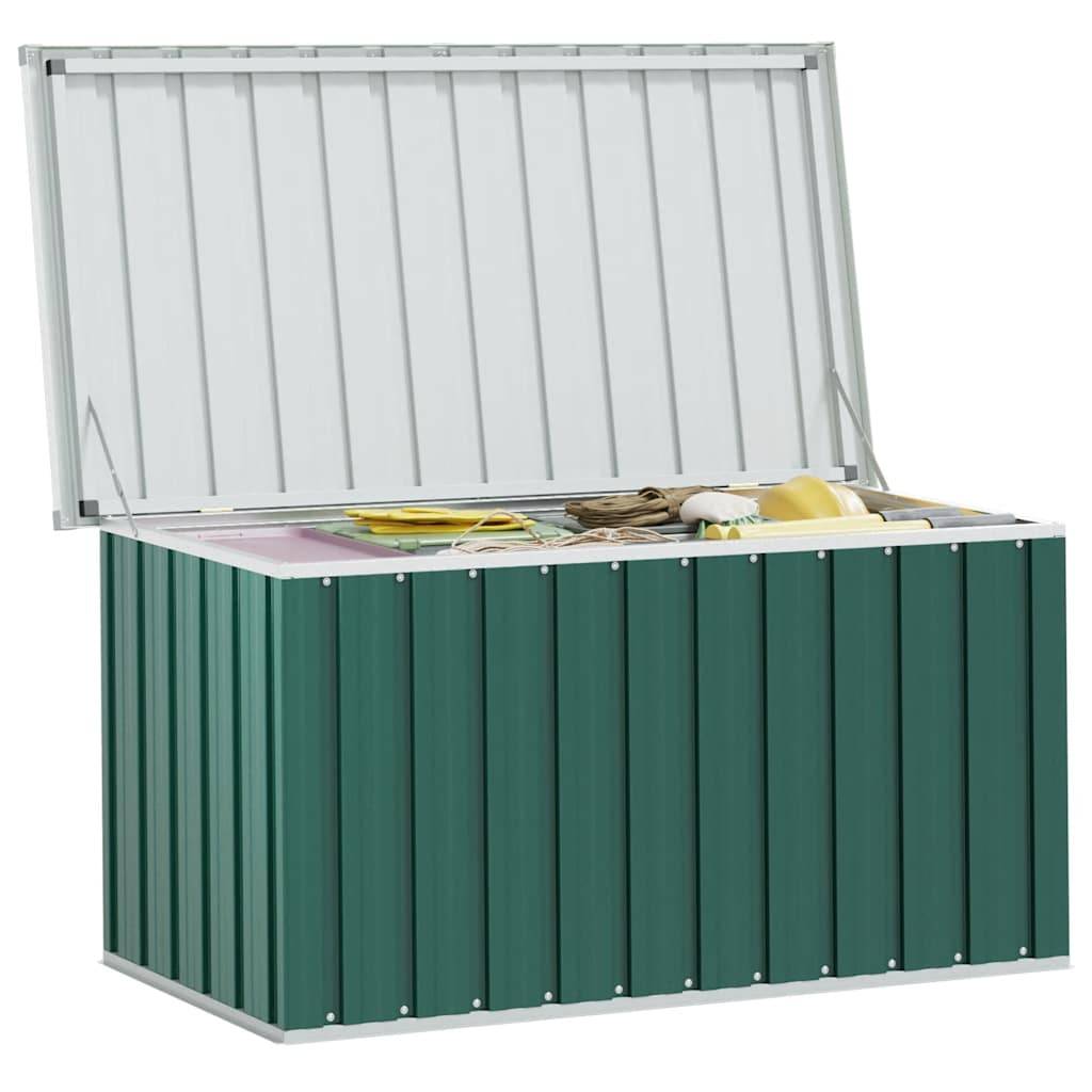 vidaXL Gartenbox Grün 129x67x65 cm