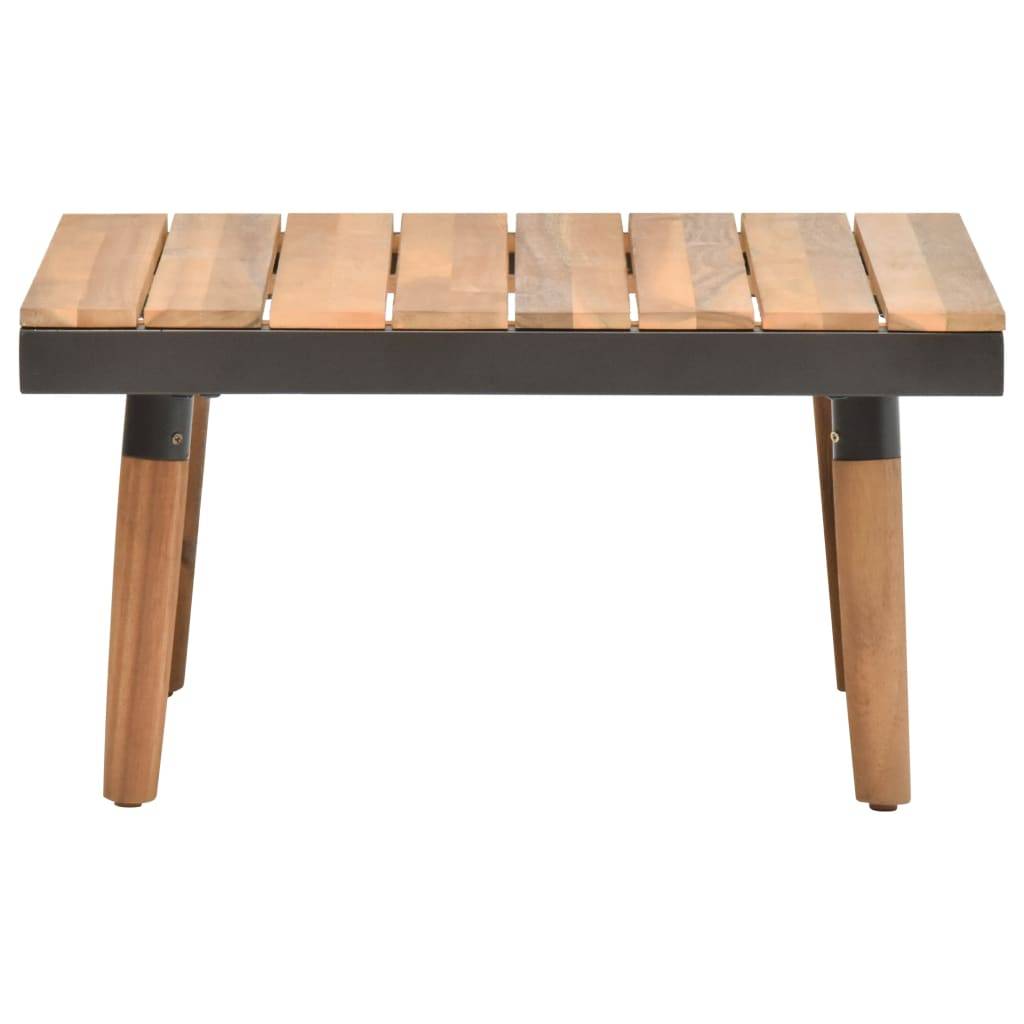 vidaXL 4-tlg. Garten-Lounge-Set mit Auflagen Massivholz Akazie