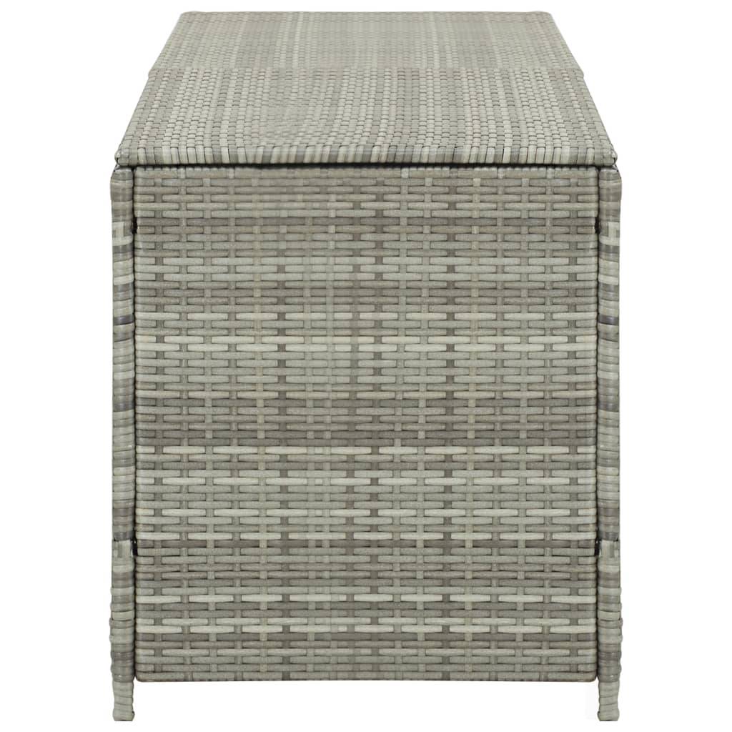vidaXL Gartenbox Poly Rattan 200x50x60 cm Grau