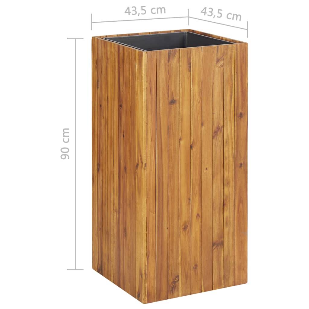 vidaXL Garten-Hochbeet 43,5 x 43,5 x 90 cm Massivholz Akazie