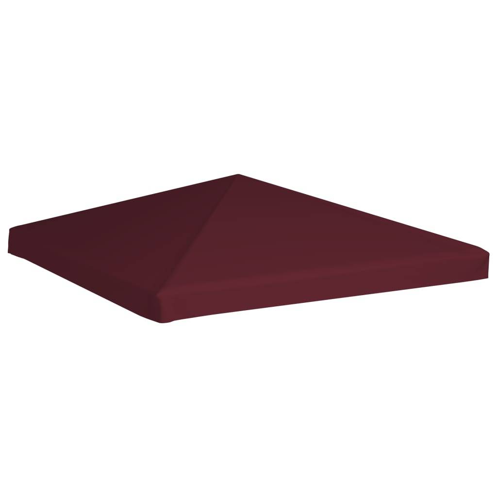 vidaXL Pavillondach 310 g / m² 3x3 m Weinrot