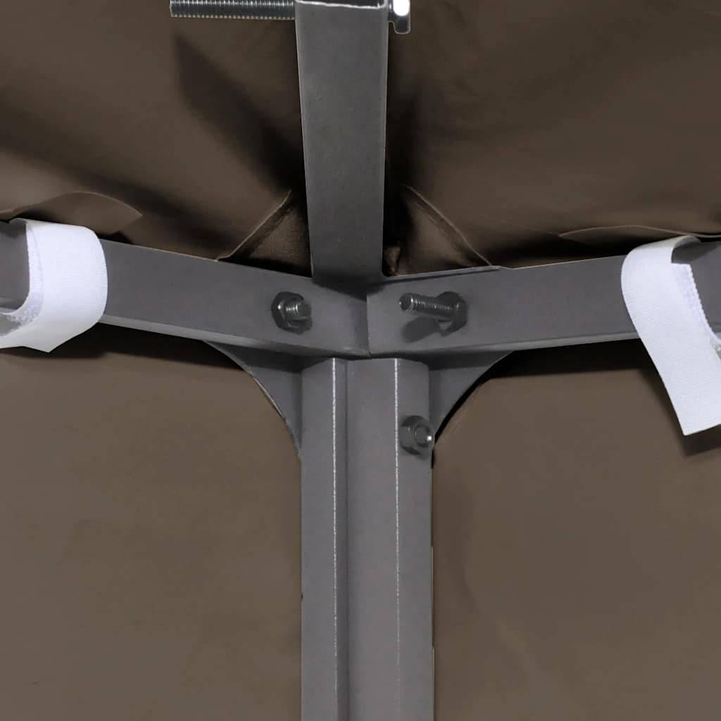 vidaXL Pavillondach 310 g / m² 3x4 m Taupe