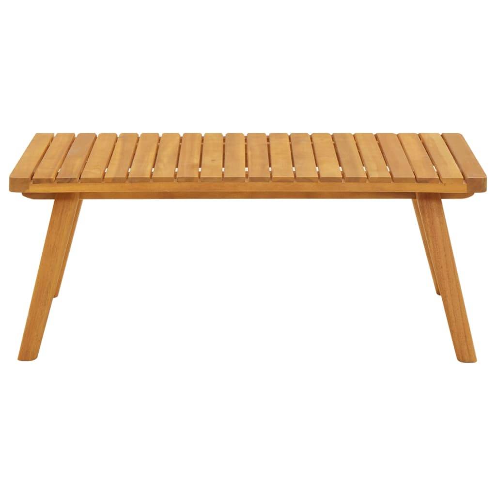 vidaXL Garten-Couchtisch 90x55x35 cm Massivholz Akazie