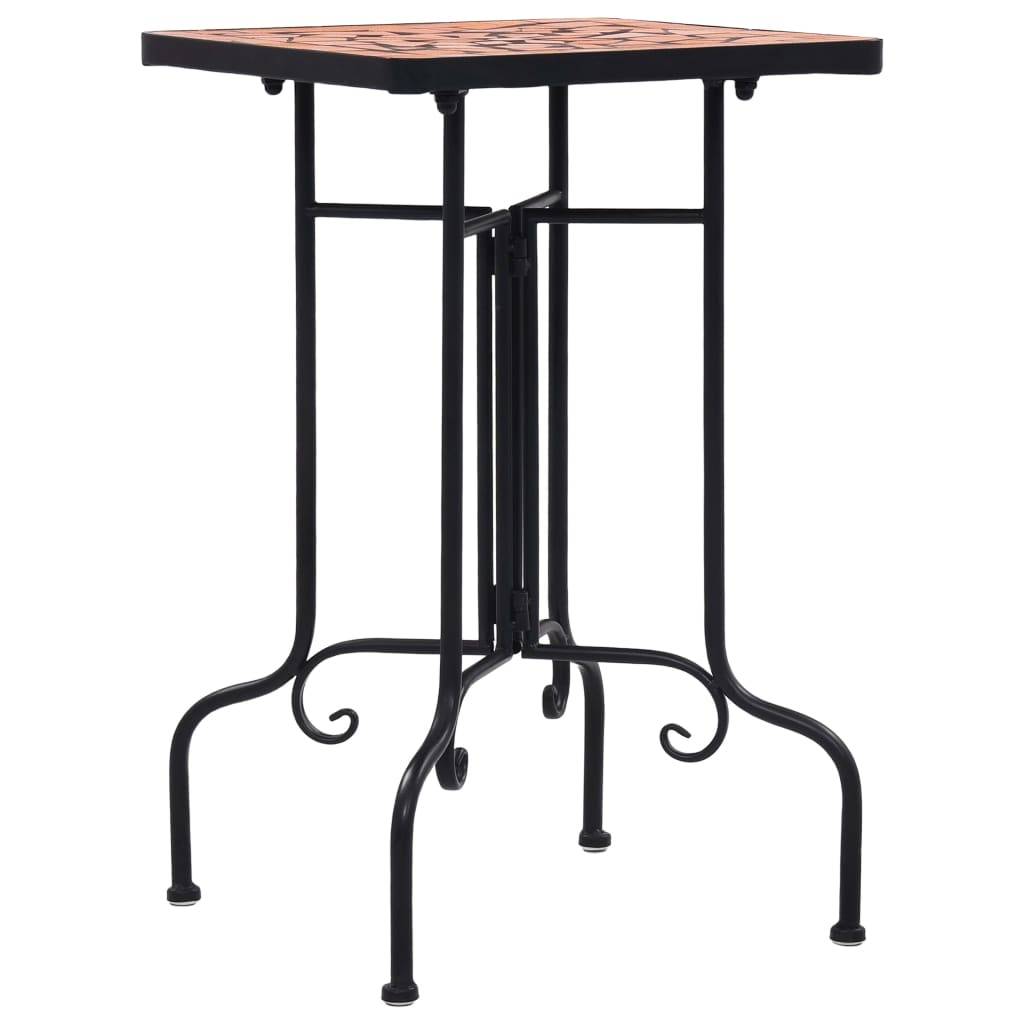 vidaXL Mosaiktisch Keramik Terracotta