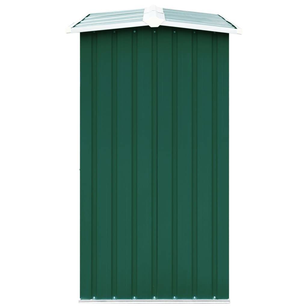 vidaXL Brennholzlager Verzinkter Stahl 172x91x154 cm Grün