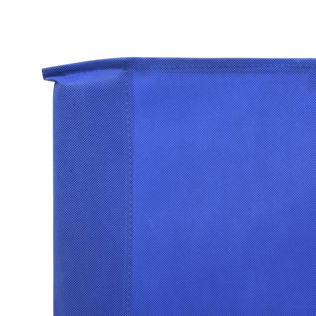 vidaXL 3-teiliges Windschutzgewebe 400 x 120 cm Azurblau