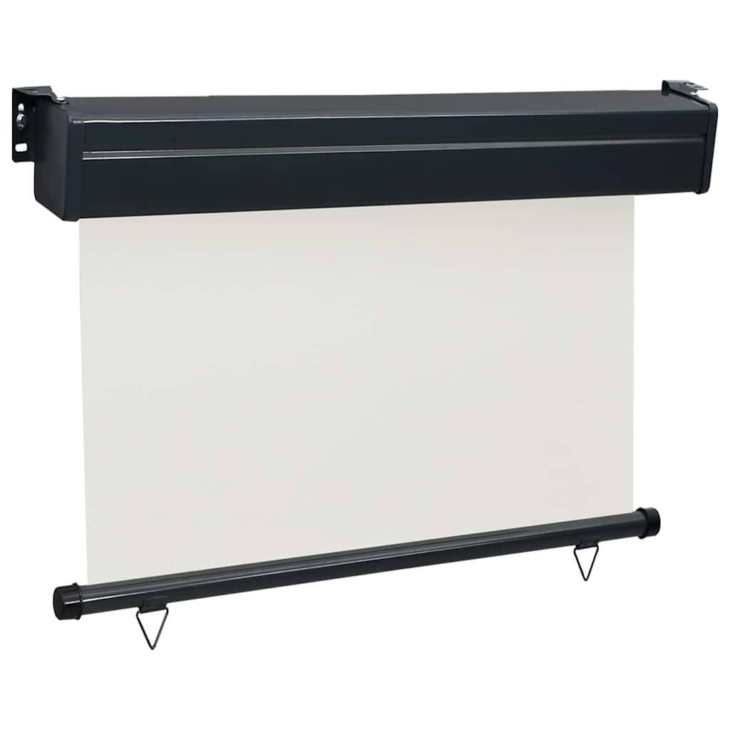 vidaXL Balkon-Seitenmarkise 105x250 cm Creme