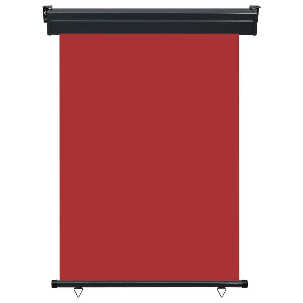 vidaXL Balkon-Seitenmarkise 120 × 250 cm Rot