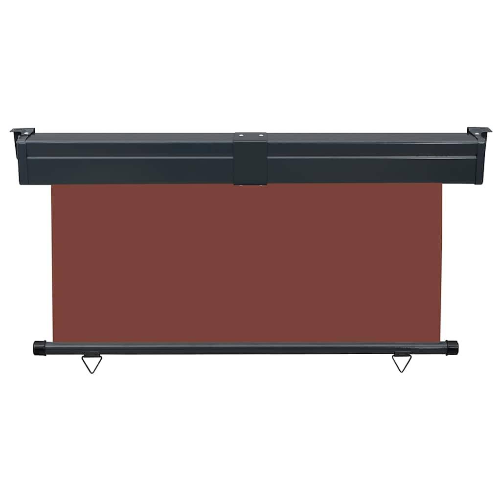 vidaXL Balkon-Seitenmarkise 145x250 cm Braun