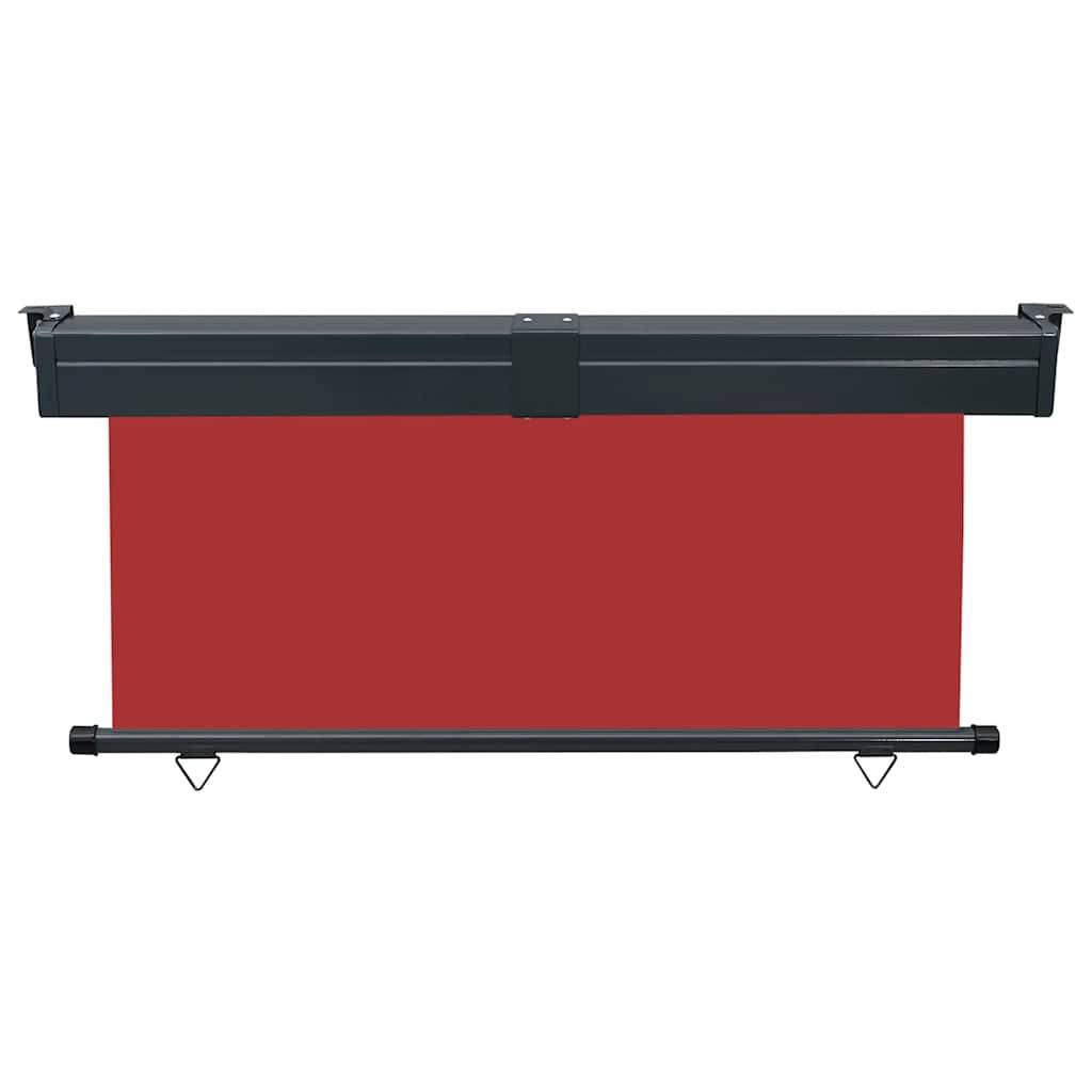 vidaXL Balkon-Seitenmarkise 175x250 cm Rot