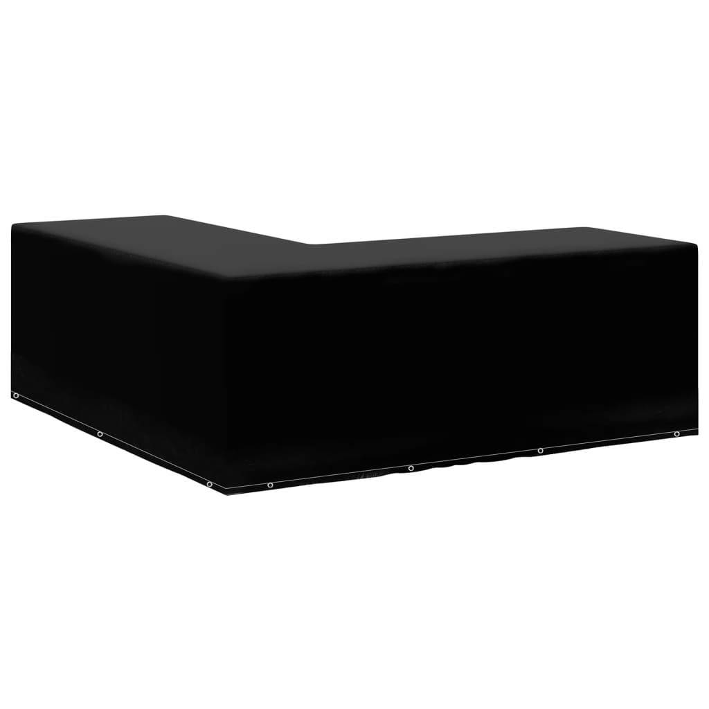 vidaXL Gartenmöbel-Abdeckung L-Form 12 Ösen 250x250x90 cm