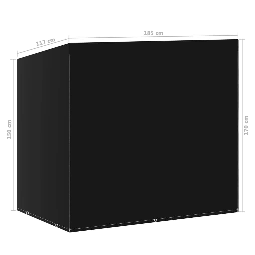 vidaXL Hollywoodschaukel-Schutzhülle 6 Ösen 185x117x170 cm