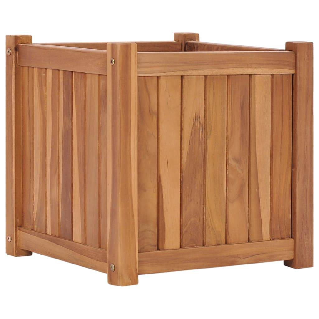 vidaXL Hochbeet 40x40x40 cm Massivholz Teak
