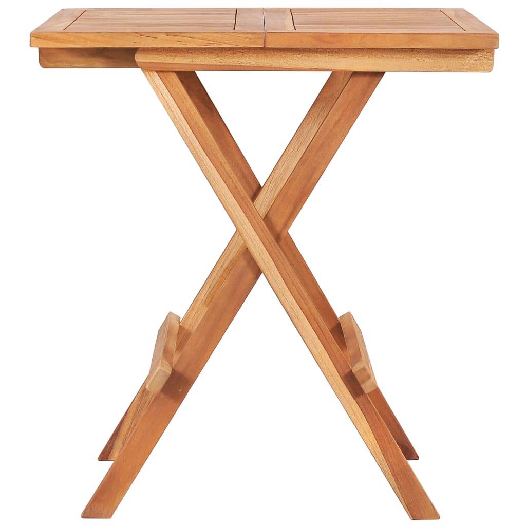 vidaXL 3-tlg. Bistro-Set Klappbar Teak Massivholz