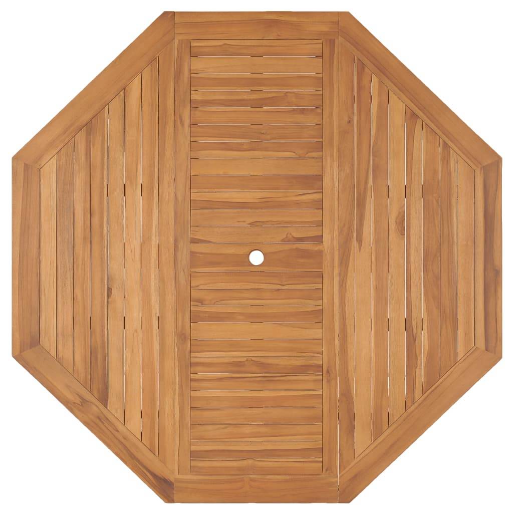 vidaXL Gartentisch 150x150x75 cm Teakholz Massiv