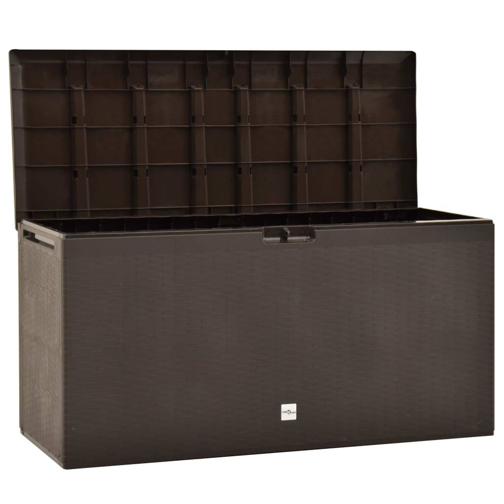 vidaXL Gartenbox Braun 114x47x60 cm
