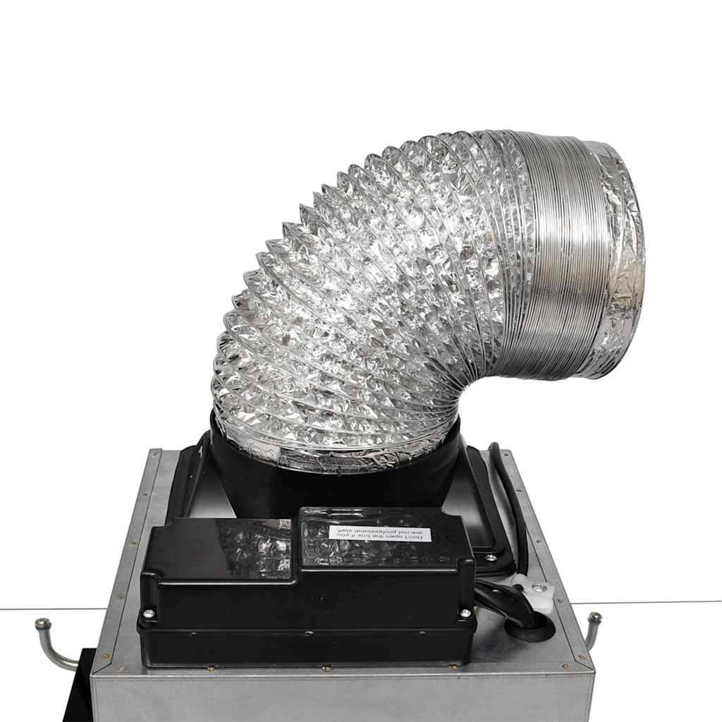 vidaXL Dunstabzugshaube Inselhaube mit LCD-Display