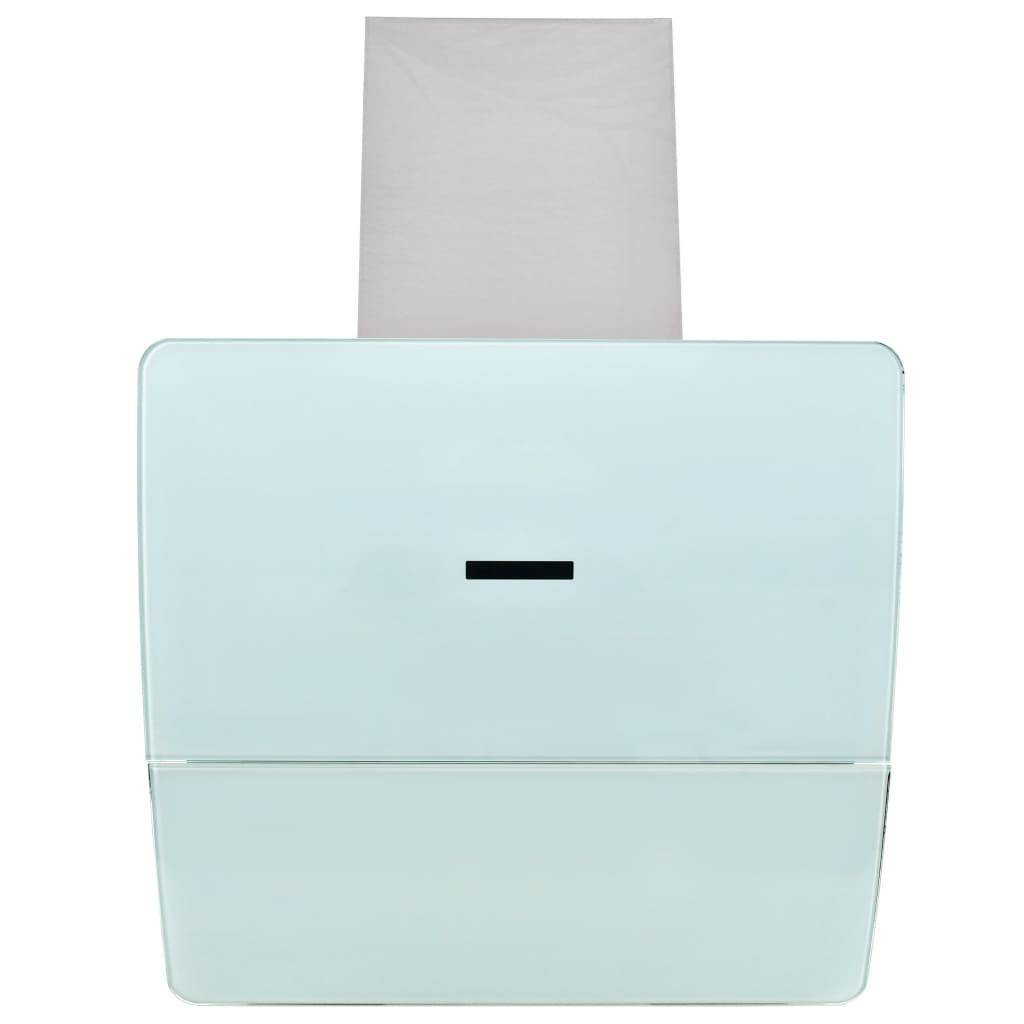 vidaXL Wandhaube Edelstahl 756 m³/h 60 cm Weiß