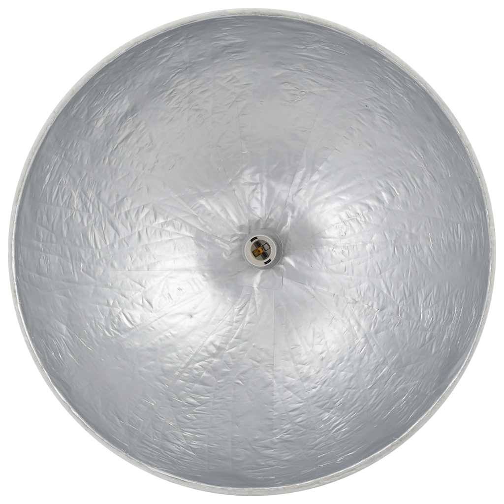 vidaXL Pendelleuchte Weiß und Silbern Ø50 cm E27